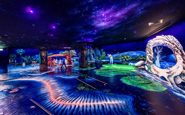 3d blacklight minigolf dubai