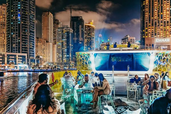 five star mega yacht dubai marina 