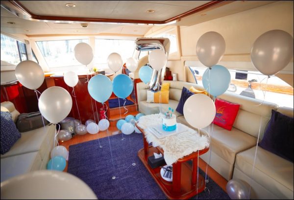 private luxury yacht – birthday party