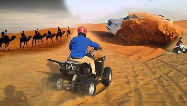 vip desert safari + quad biking