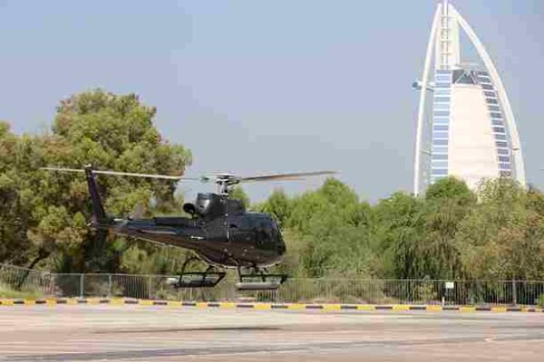 dubai helicopter tour – 12 minutes (sharing academy helipad)