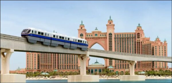 the palm monorail – 1 way pass gateway to atlantis