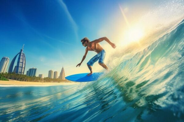 surf high experience in dubai – wake surfing