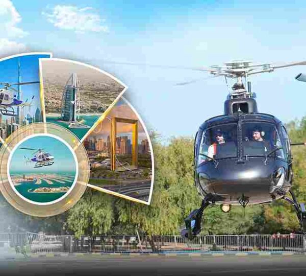 dubai helicopter tour – (private – 5 pax)